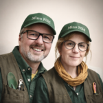 gardeners' portrait with matching caps